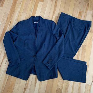 Loft Outlet Pants Suit Blue